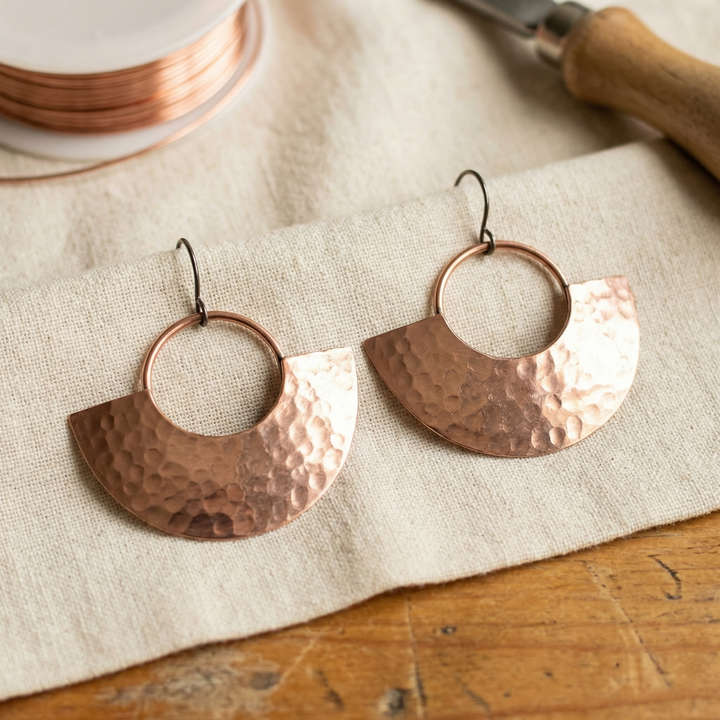 Copper Earrings Alorin