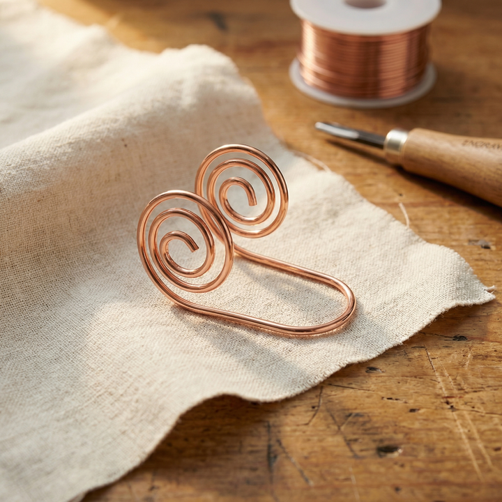Sigrid's Flow – Copper Coil for the Hand