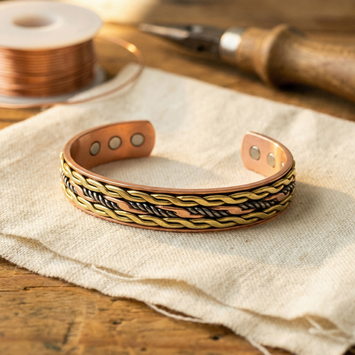 Copper bracelet Alorin's Weave