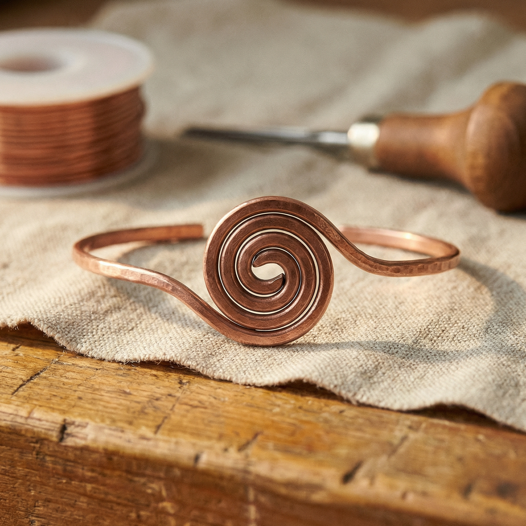 Alorin's Coil Copper Anklet