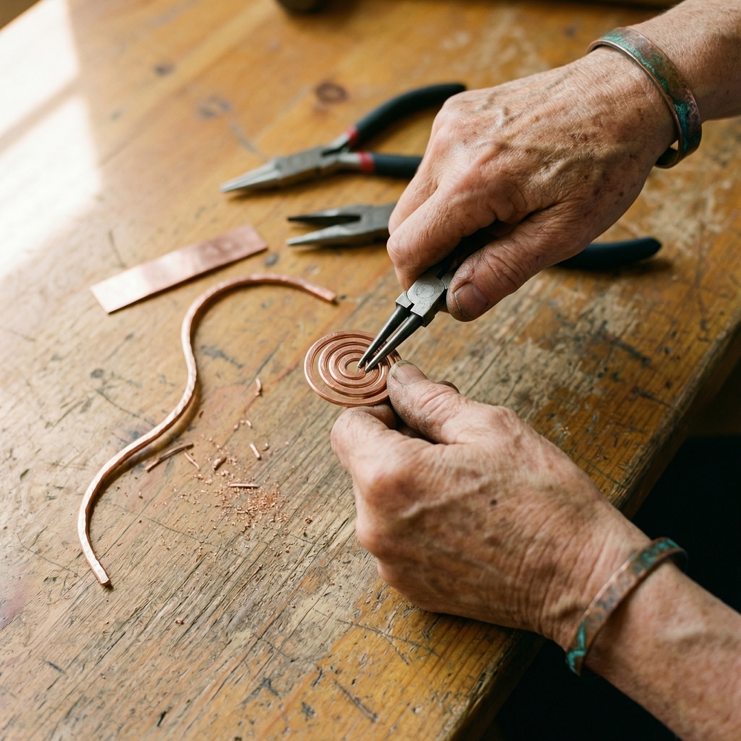 Alorin's Coil Copper Anklet