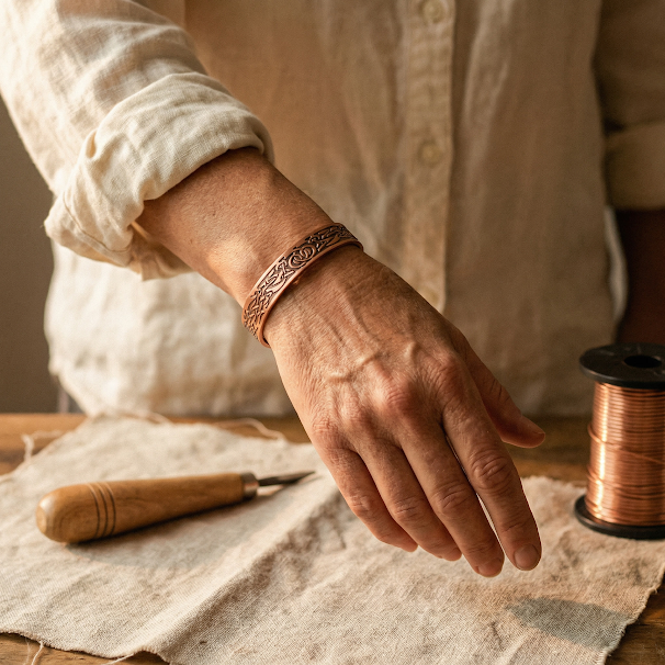 Copper Bracelet Alorin's Moss