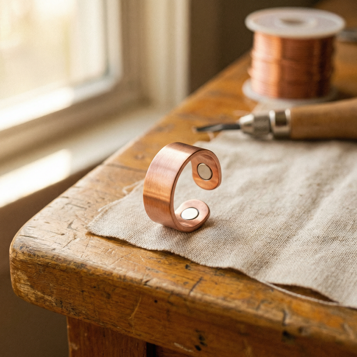 Welded copper ring Alorin