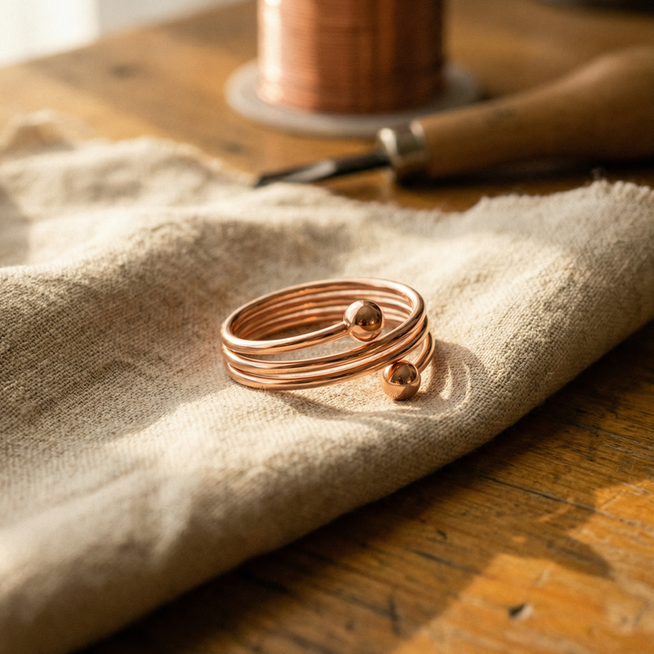 Copper Ring Silt Alorin