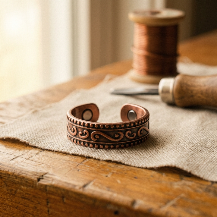 Copper Ring Alorin's Fern
