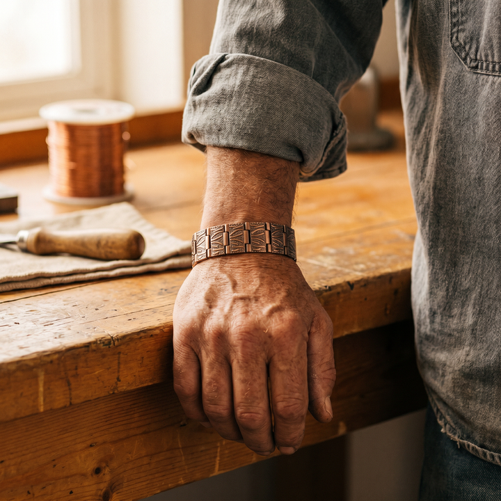 Men's Copper Bracelet Alorin's Grit