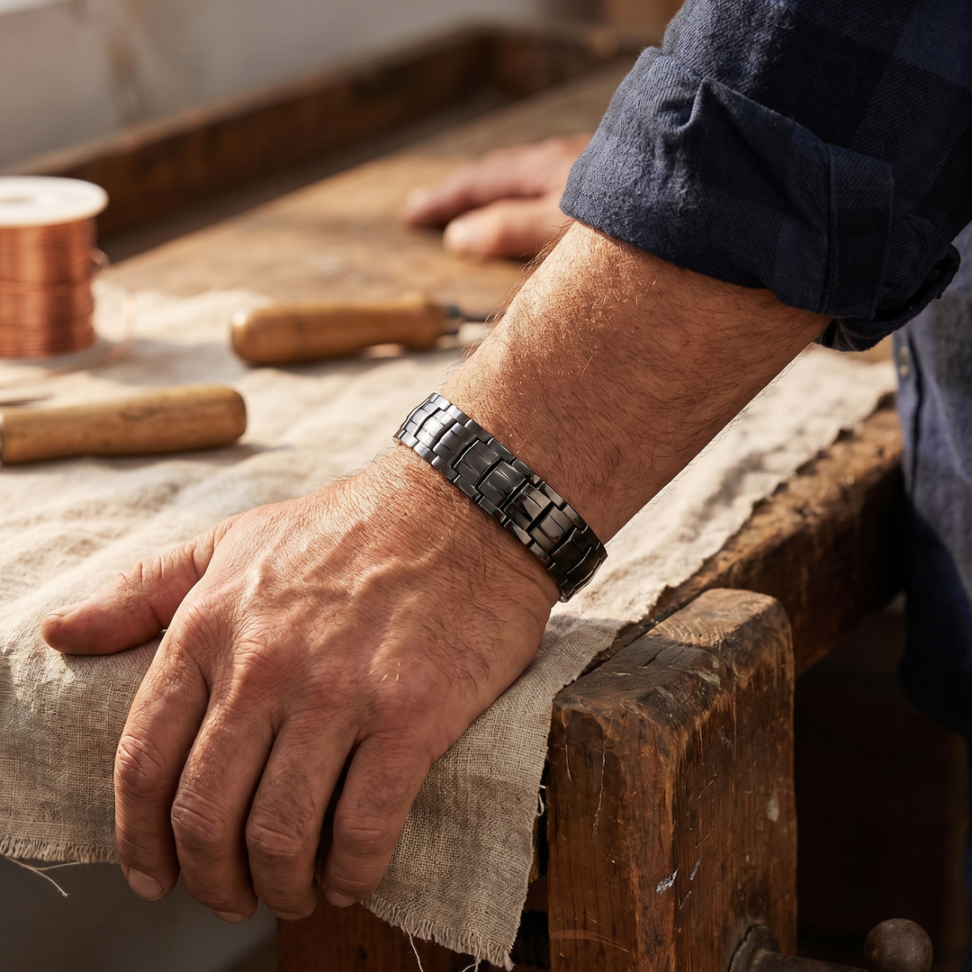 Men's Copper Bracelet Alorin in Ochre