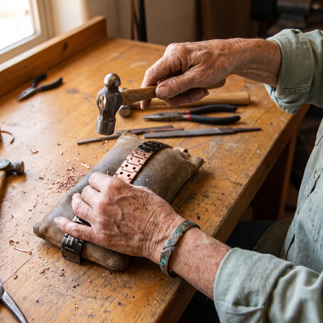 Men's Copper Bracelet Alorin in Ochre