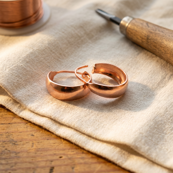 Copper Earrings Alorin's Dell