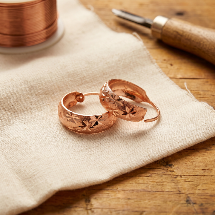 Copper Earrings Alorin's Dew