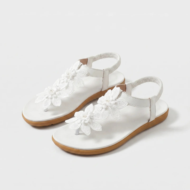 Órla - Orthopedic Sandals with Floral Appliqués