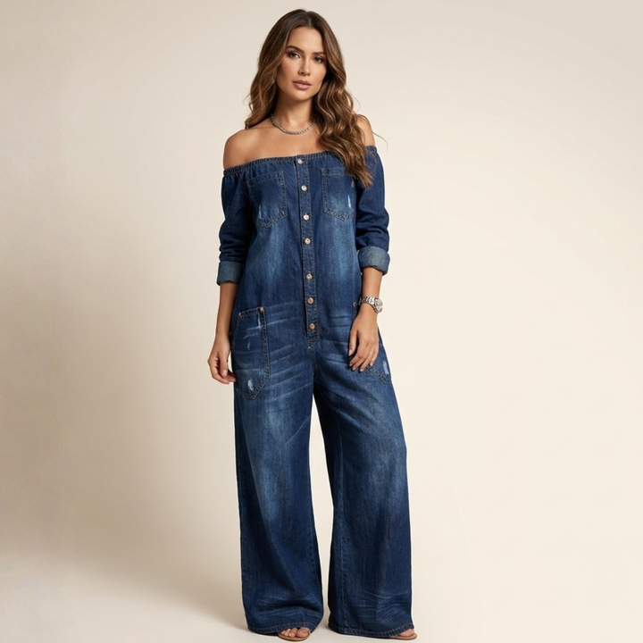 Caoimhe - Jumpsuit with Bare Shoulders
