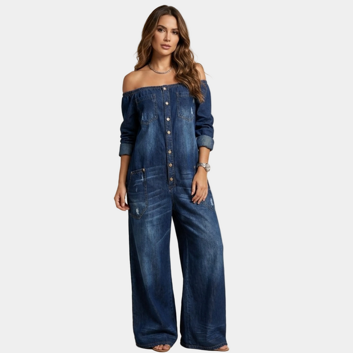 Caoimhe - Jumpsuit with Bare Shoulders