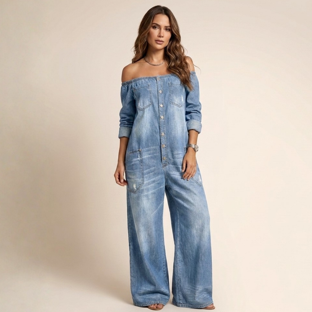 Caoimhe - Jumpsuit with Bare Shoulders