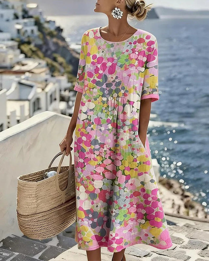 Merle - Floral midi dress