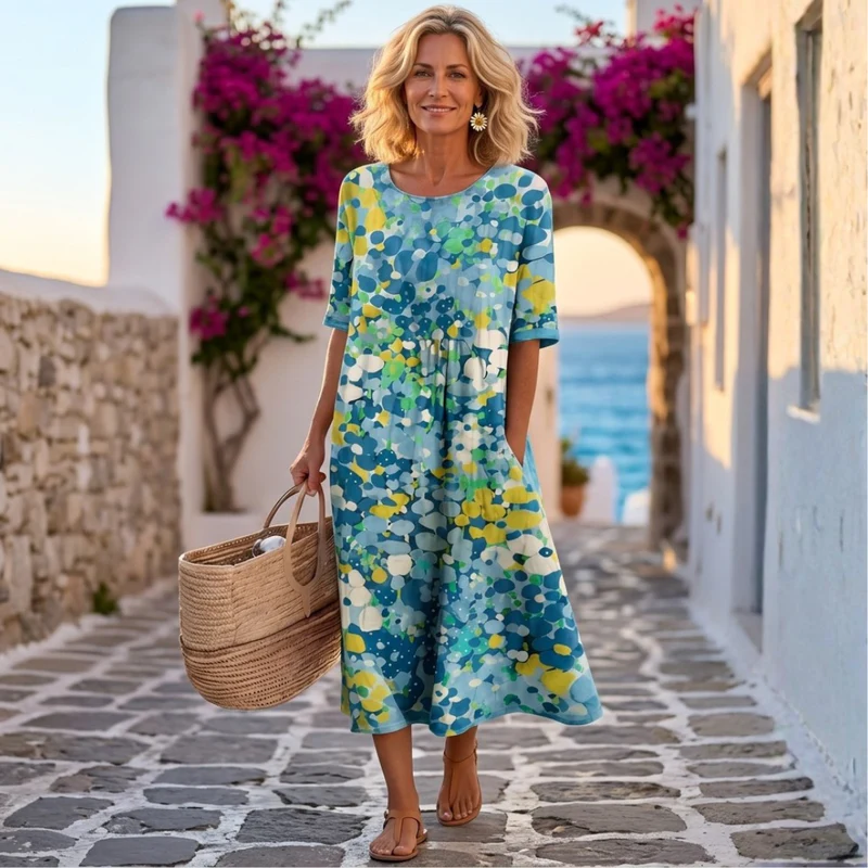 Saoirse - Floral Midi Dress