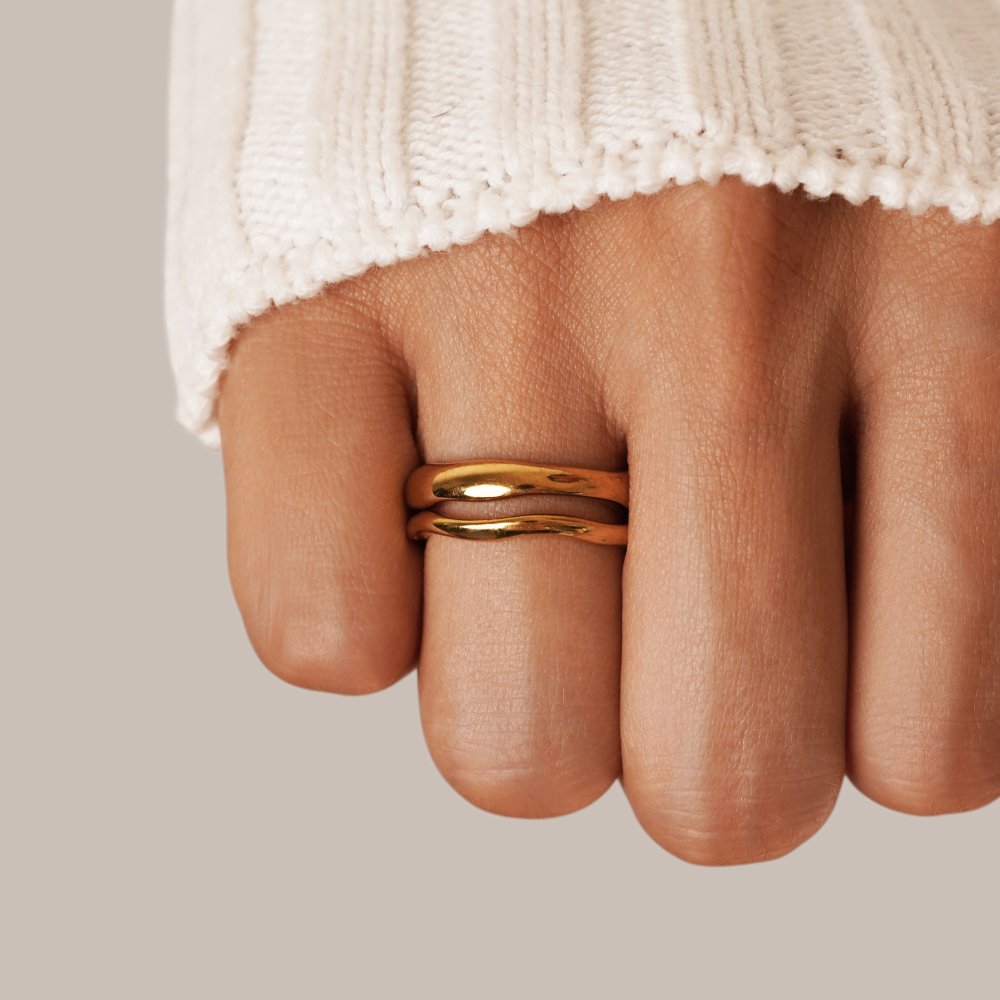 Ciara - Set of Wavy Rings