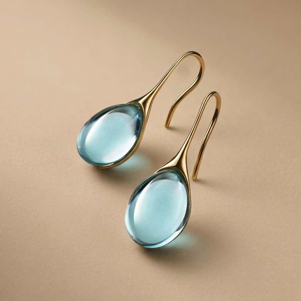 Aoife - Dangle Earrings with Gold-Plated and Silver-Plated Crystal