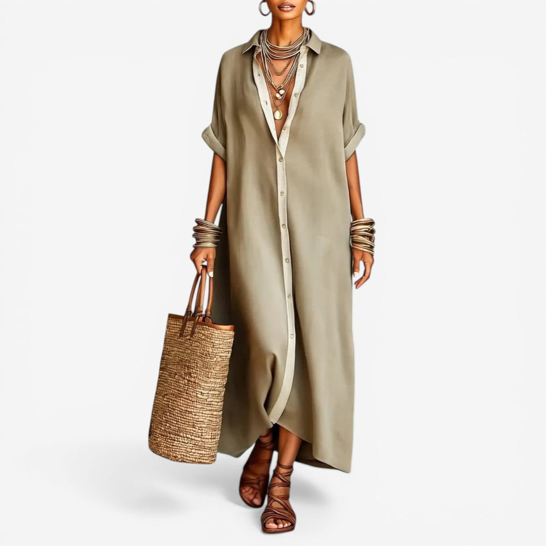 Sinéad - Comfortable Shirt Dress