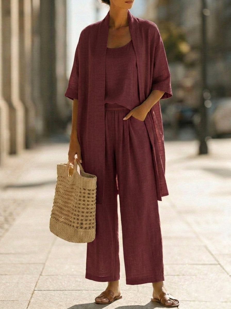Sadhbh - Light Linen Set