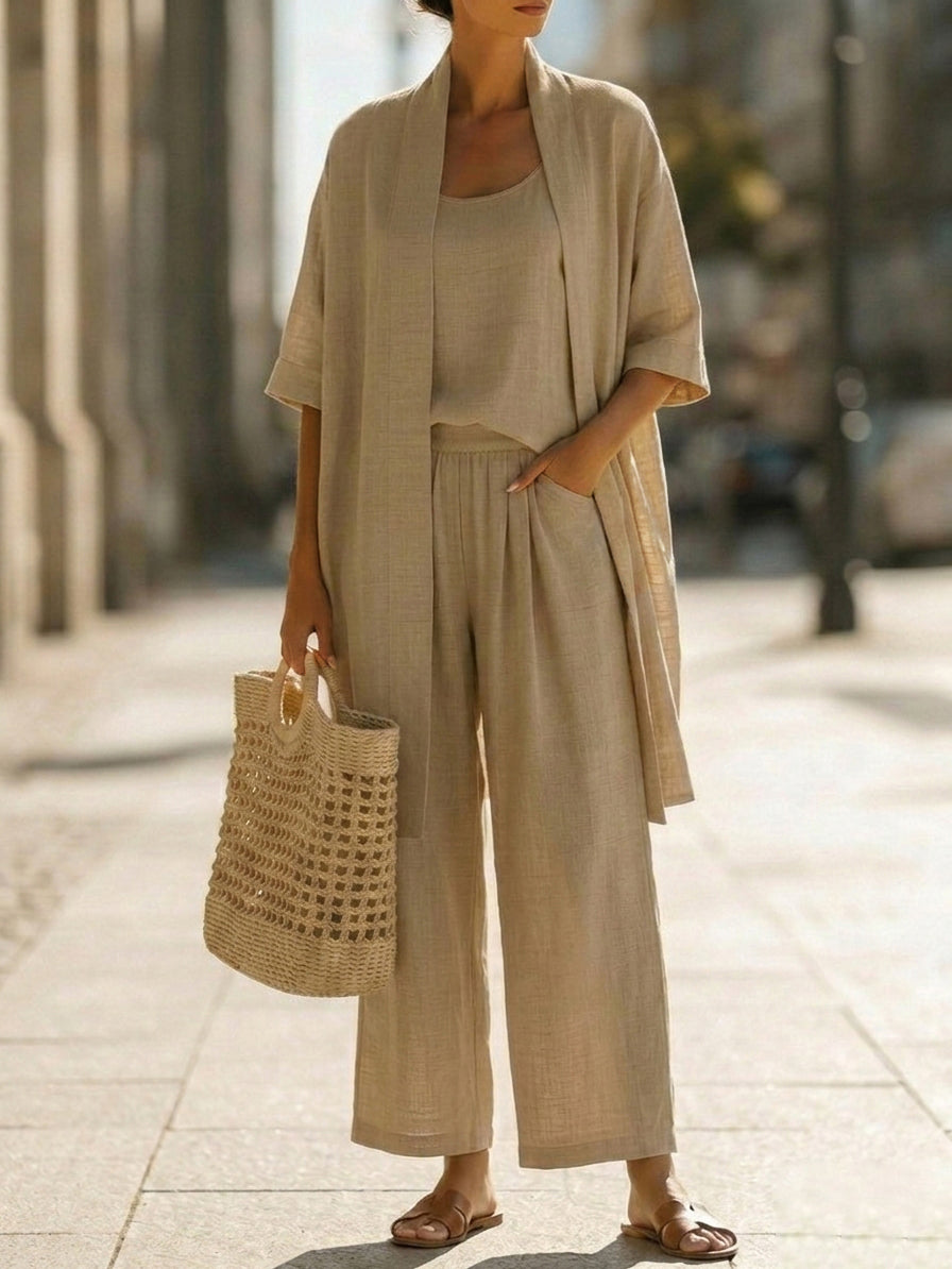 Sadhbh - Light Linen Set