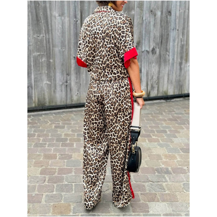 Birgitte – Elegant set with a panther print
