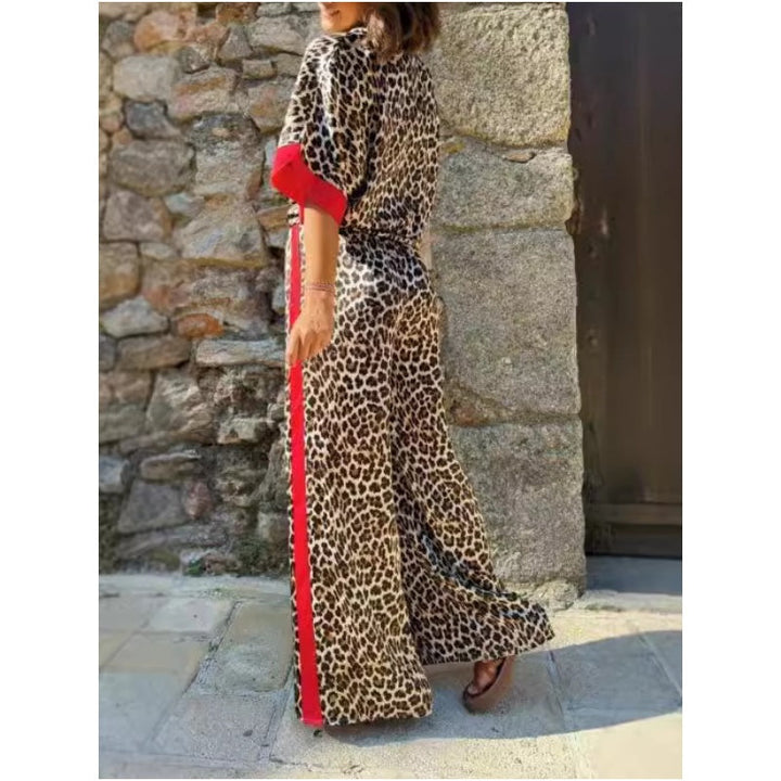 Birgitte – Elegant set with a panther print