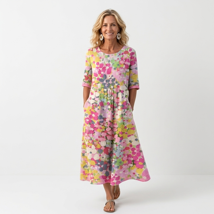Saoirse - Floral Midi Dress