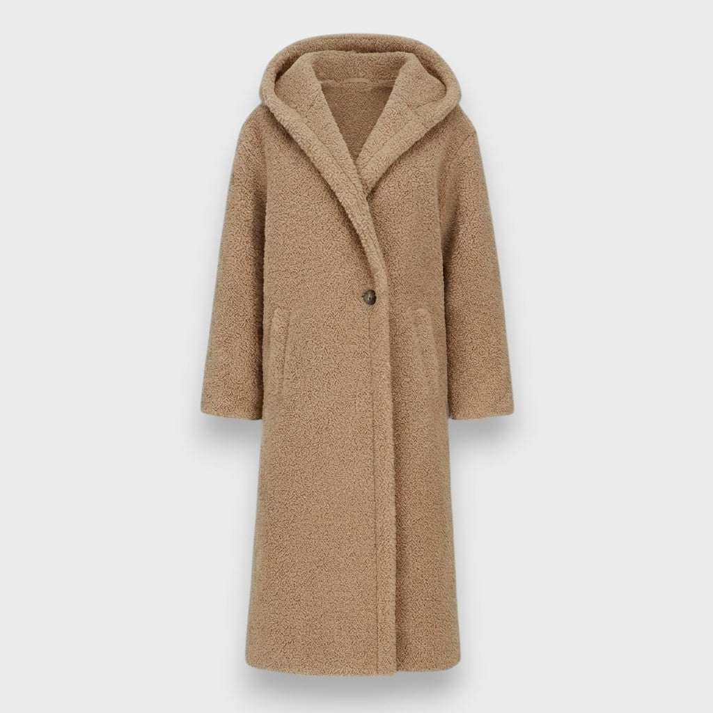 Siobhán - Long Hooded Teddy Coat