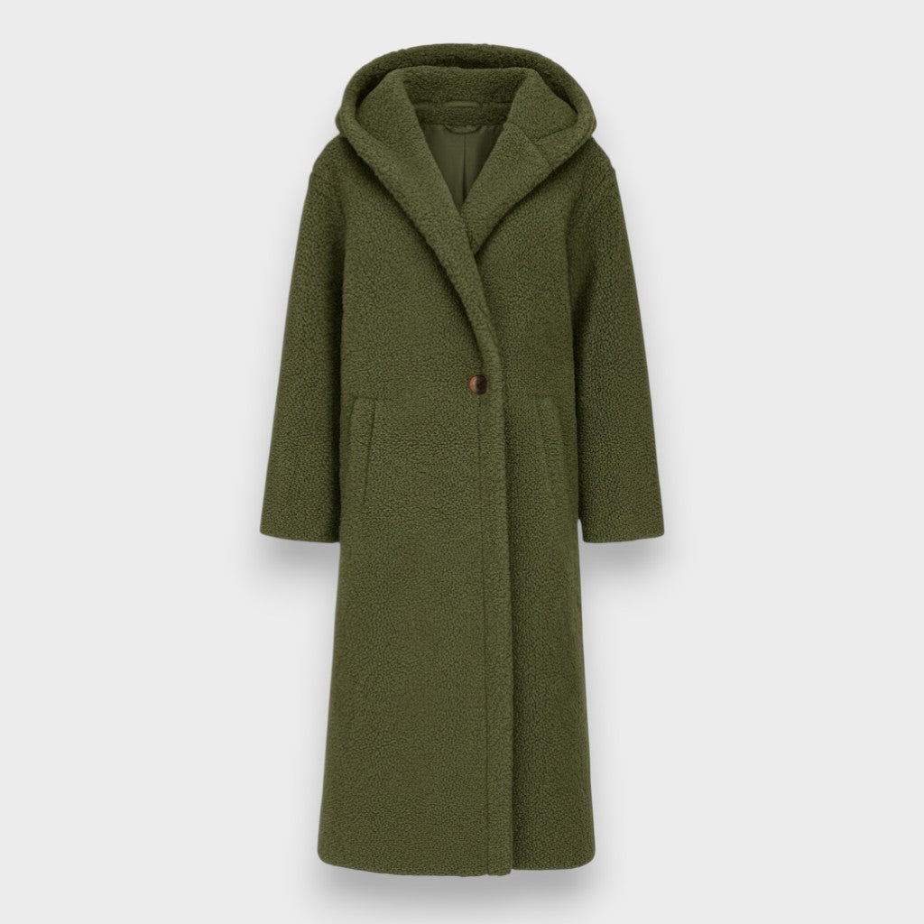 Siobhán - Long Hooded Teddy Coat