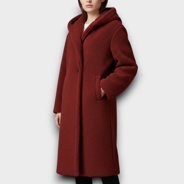 Siobhán - Long Hooded Teddy Coat