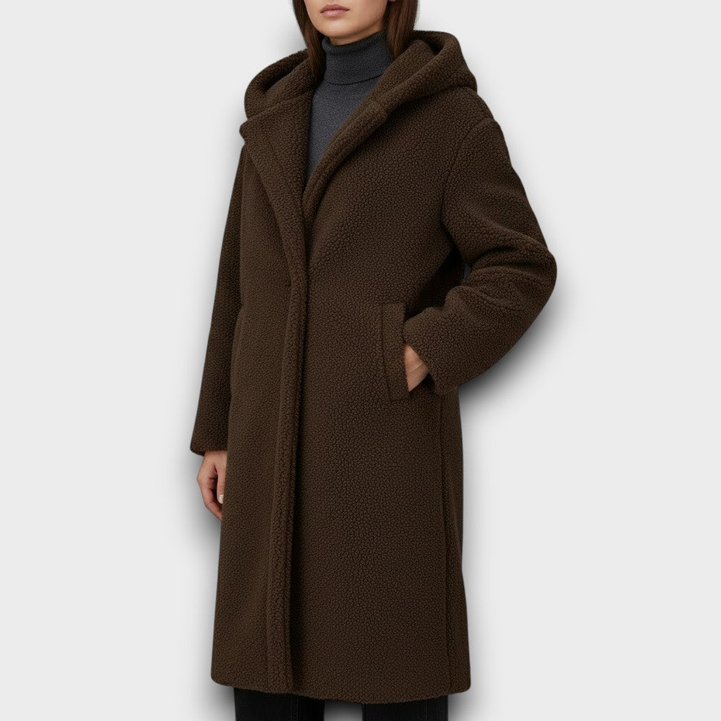 Siobhán - Long Hooded Teddy Coat