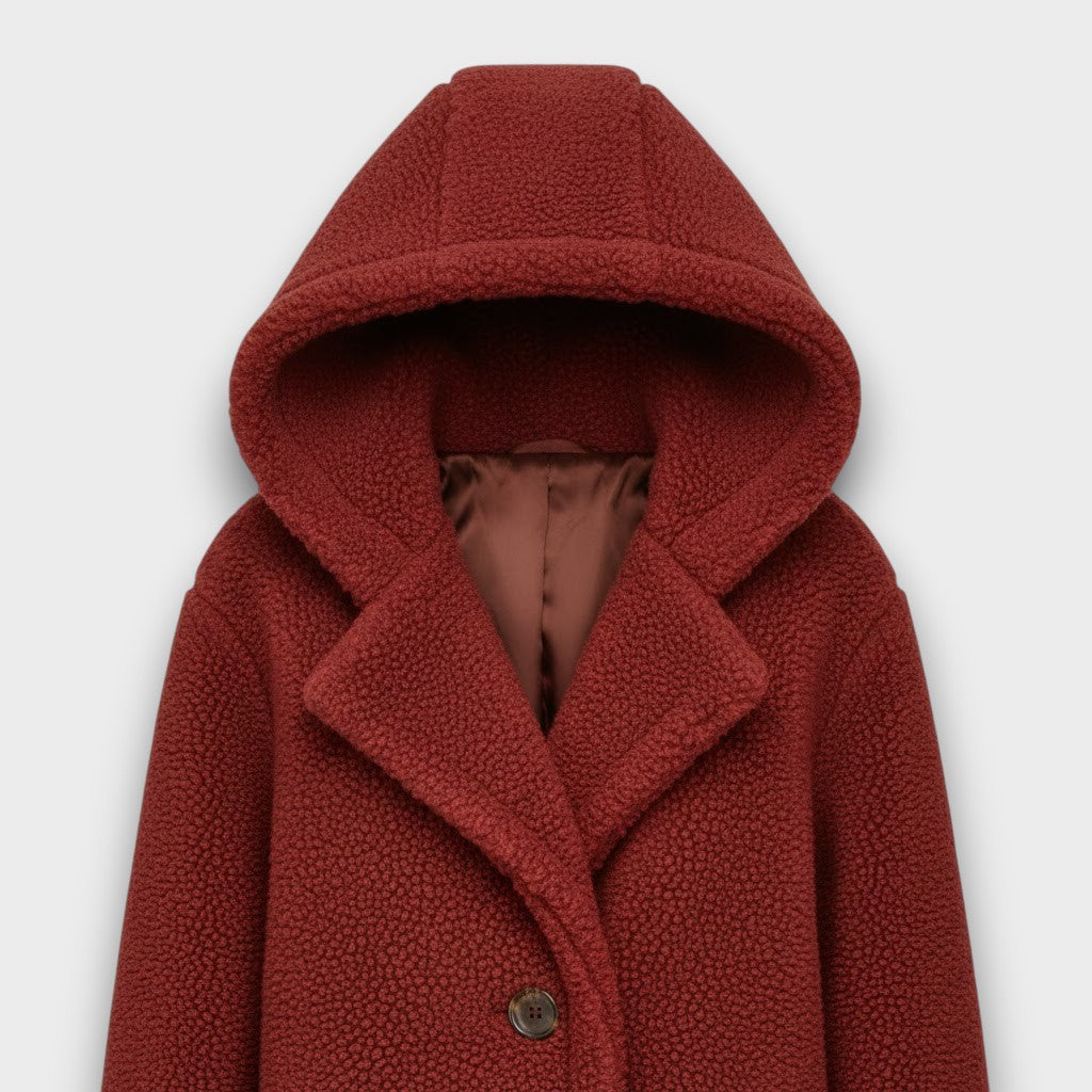 Siobhán - Long Hooded Teddy Coat