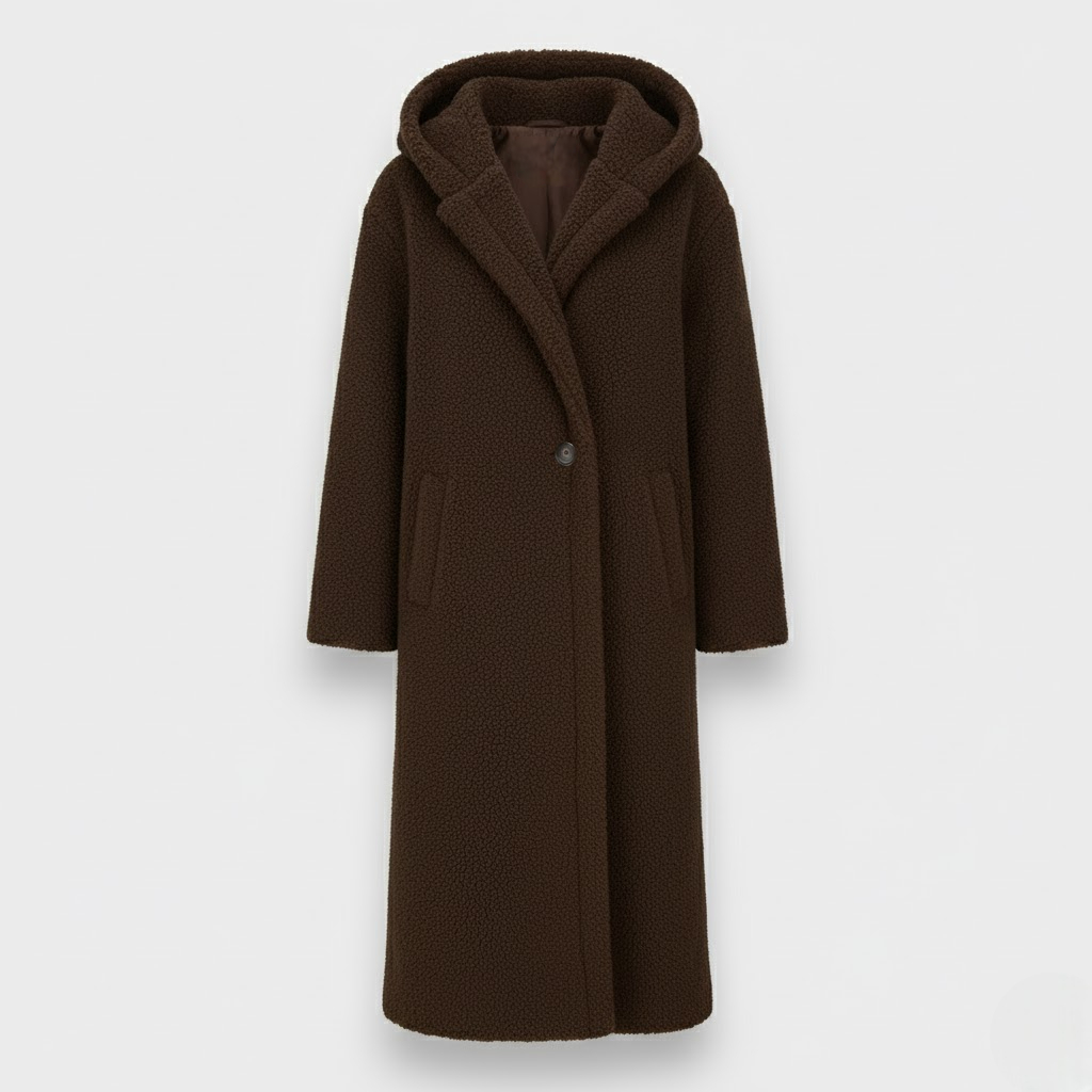 Siobhán - Long Hooded Teddy Coat