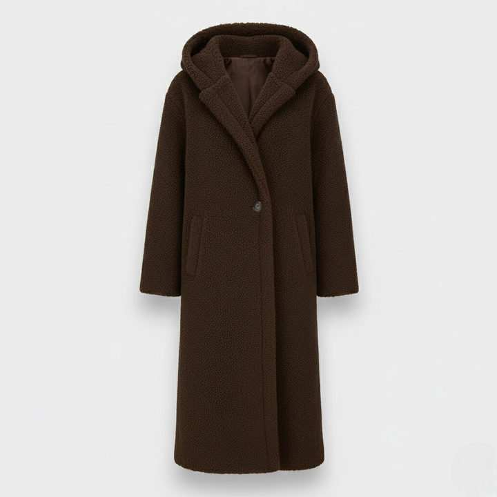 Siobhán - Long Hooded Teddy Coat