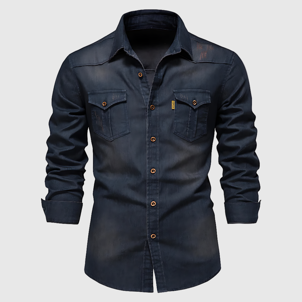 Ronan – Cotton Denim Shirt