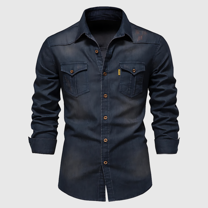 Ronan – Cotton Denim Shirt