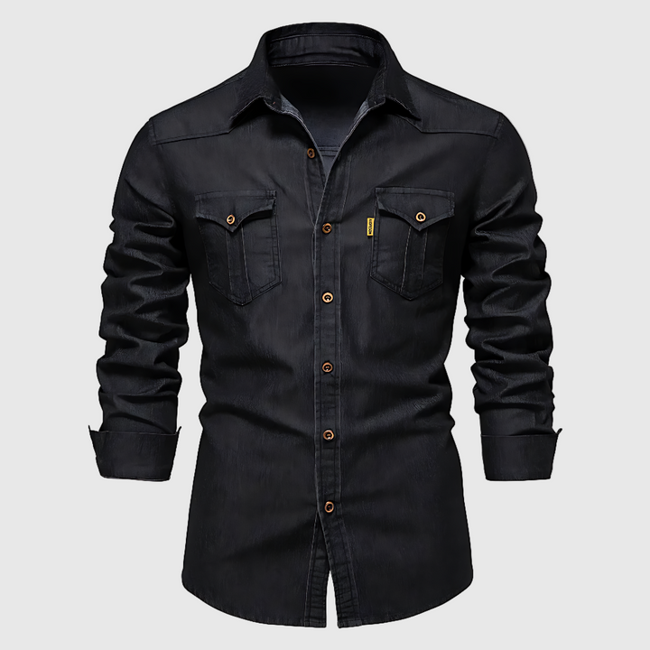 Ronan – Cotton Denim Shirt