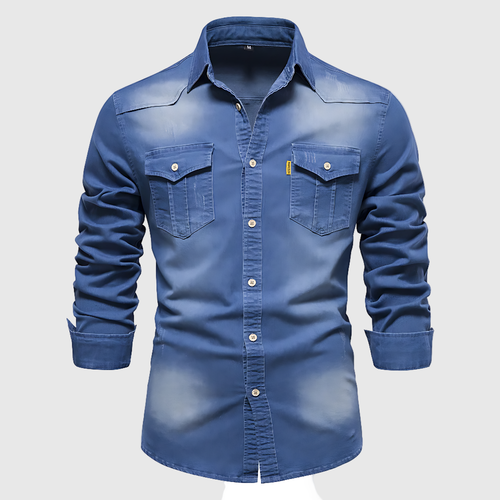 Ronan – Cotton Denim Shirt