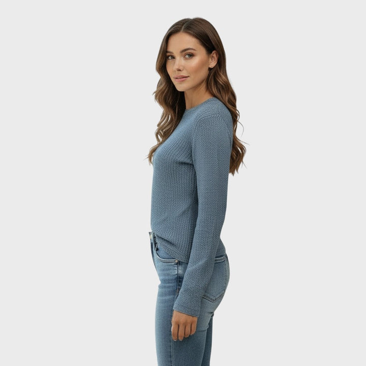 Sinéad | Structured V-Neck Pullover